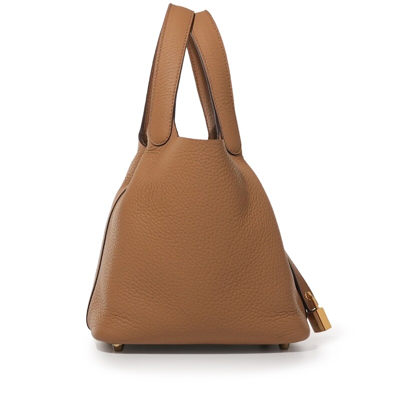 Hermès Biscuit Clemence Picotin Lock 18 Gold Hardware - Image 2